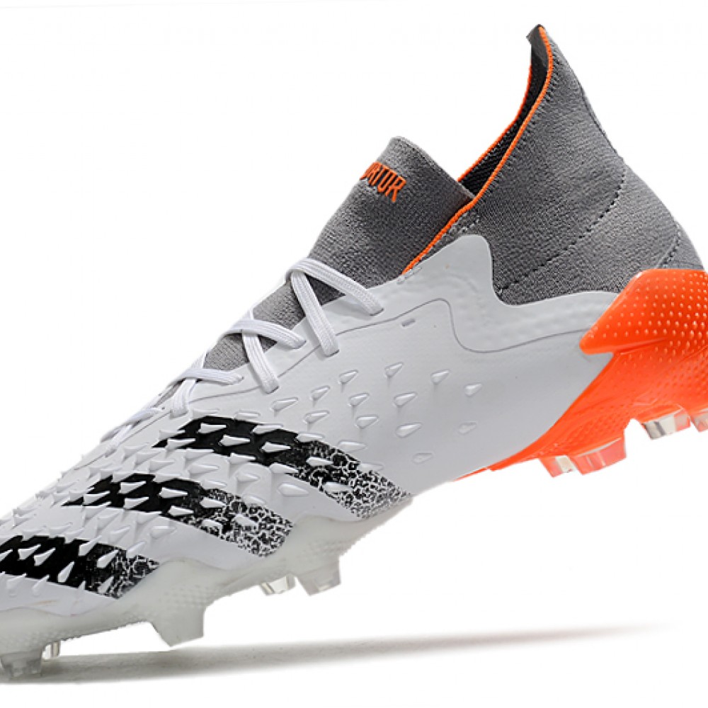 New Adidas Predator Freak.1 FG Soccer Cleats Gray Orange